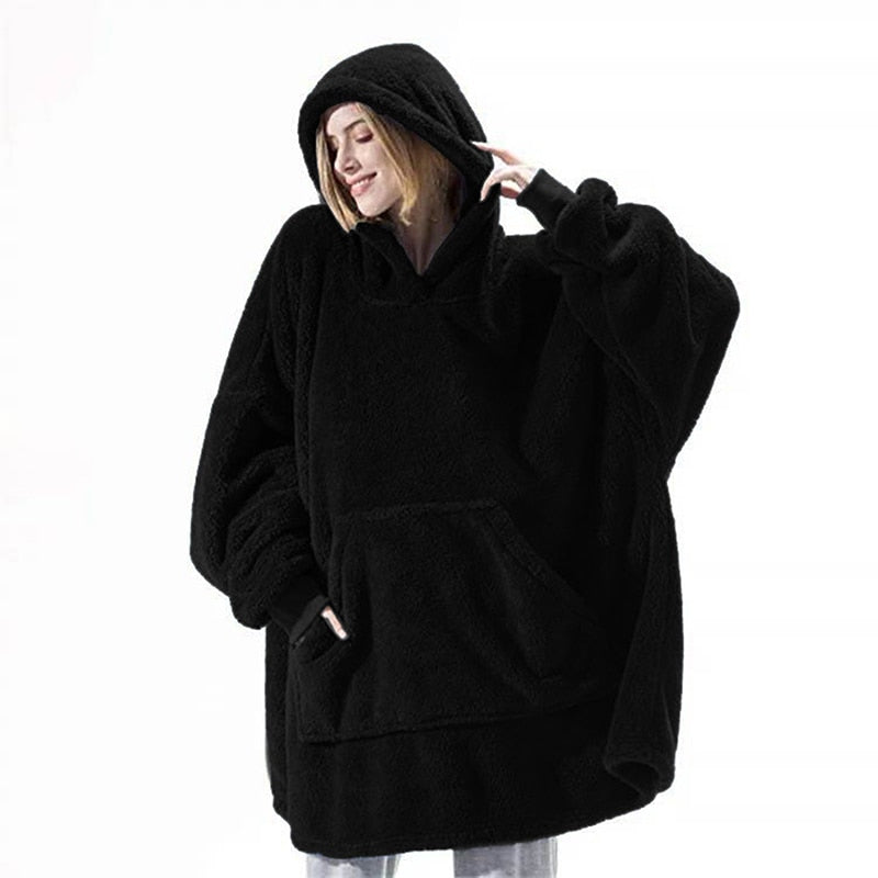 Hoodie Blanket with sleeves